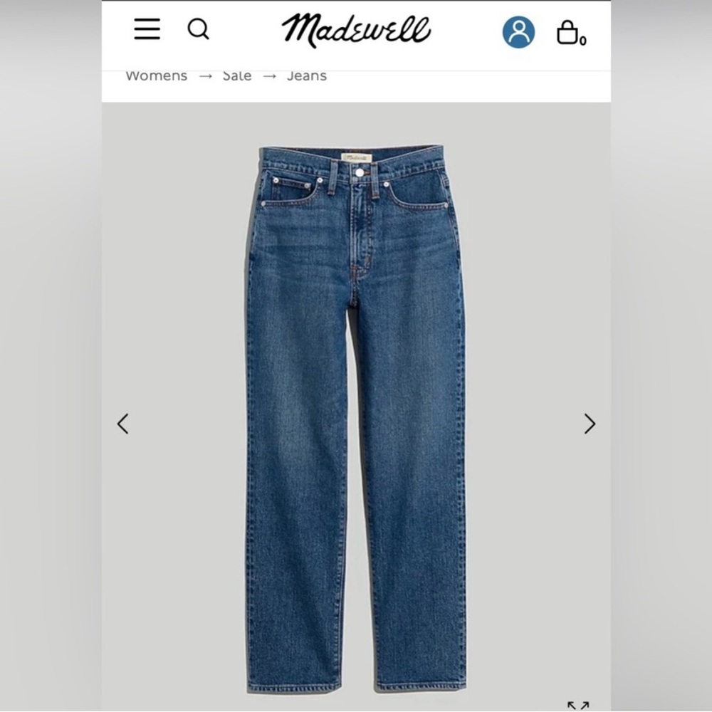 Madewell Perfect Vintage Straight Jean